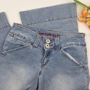 Americana Blues Wide Leg Capri Jeans 3 Juniors